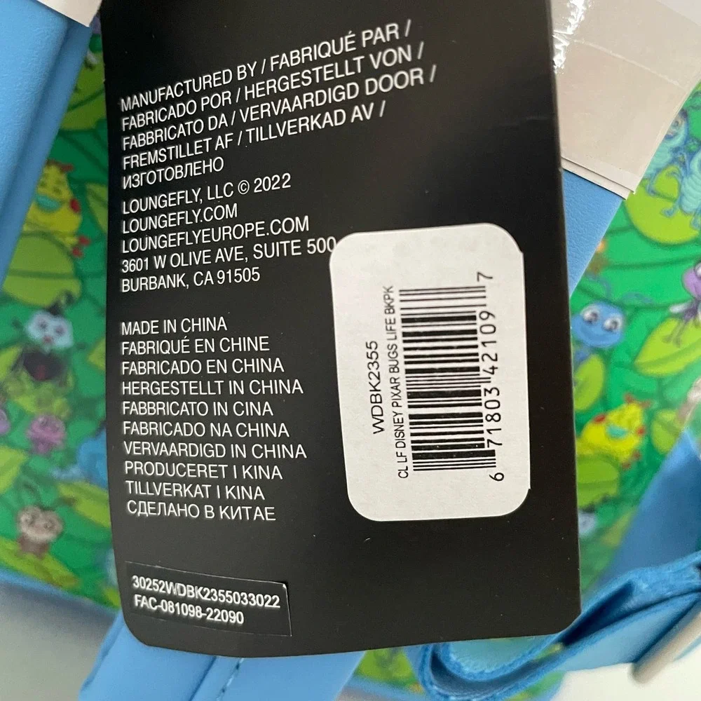 Loungefly x PIXAR‎ A Bug's Life All over Print Backpack NWT